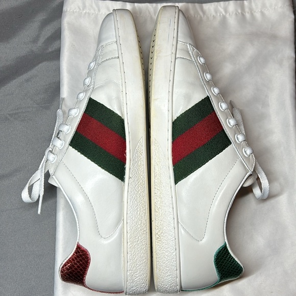 Gucci Ace Embroidered Snake men’s Sneakers. Size US 10. - Picture 5 of 15